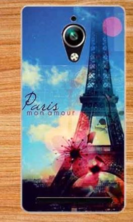 Накладка для Asus Zenfone Go ZC451TG "Paris monamour" (пластик)-0